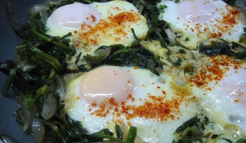 EGGS AND GREENS