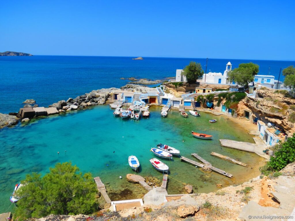 BOATS AT THE SEA