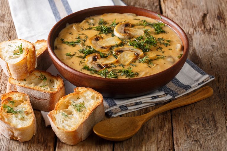 MUSHROOMS SOUP